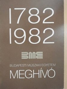 1782-1982. Budapesti Műszaki Egyetem Meghívó [antikvár]
