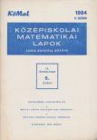 Fried Ervinné - Középiskolai matematikai lapok 1984/5. szám [antikvár]