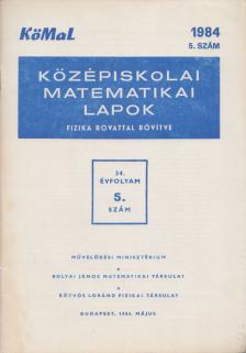 Fried Ervinné - Középiskolai matematikai lapok 1984/5. szám [antikvár]