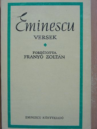 Eminescu - Versek [antikvár]