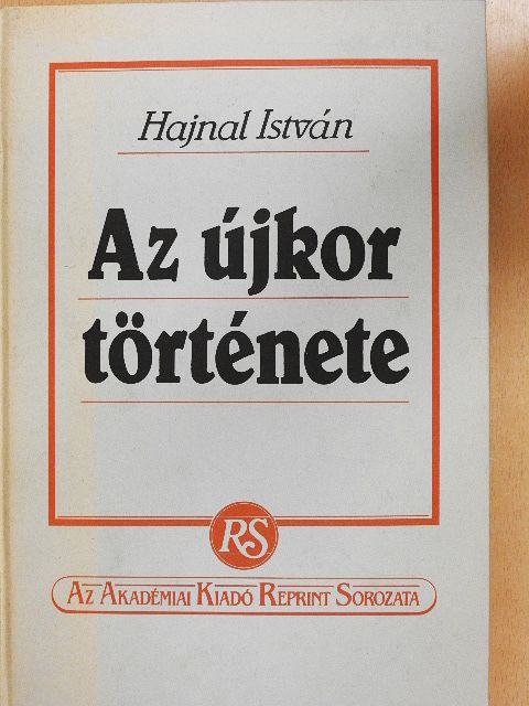 Hajnal István - Az újkor története [antikvár]