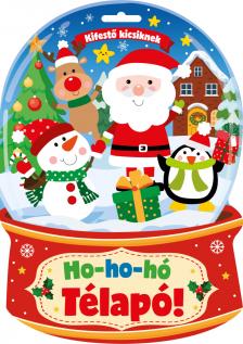 Ho-ho-hó Télapó kifestő kicsiknek