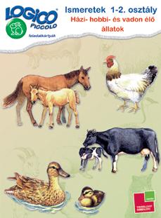 LOGICO Piccolo 3461 - Ismeretek 1-2. osztály: Házi-, hobbi- és vadon élő állatok