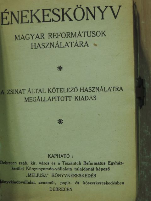 Énekeskönyv [antikvár]