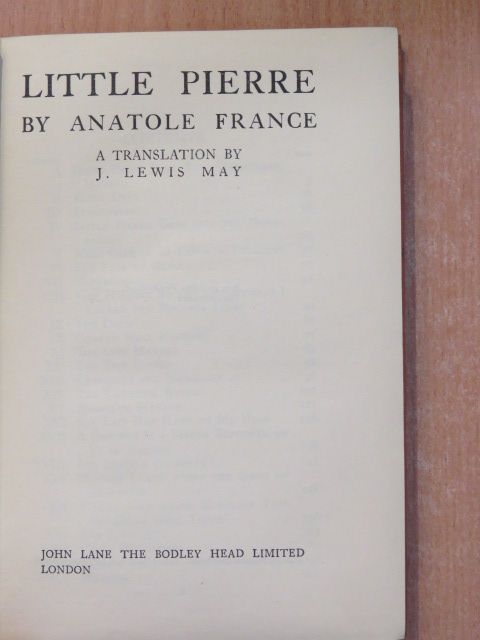 Anatole France - Little Pierre [antikvár]