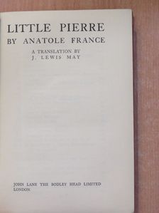 Anatole France - Little Pierre [antikvár]