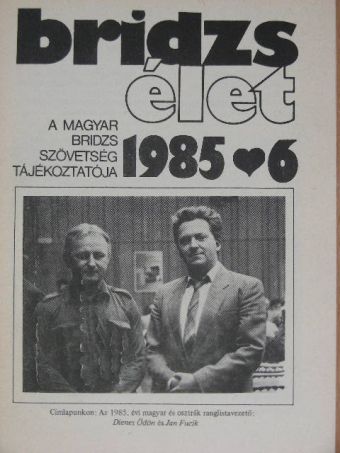 Bridzsélet 1985/6. [antikvár]