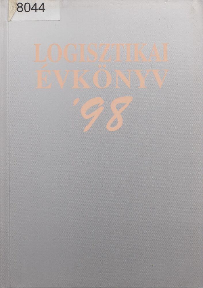 Vértes Edit - Logisztikai évkönyv '98 [antikvár]