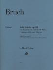 BRUCH - ACHT STÜCKE OP.83 FÜR KLARINETTE (VIOLINE), VIOLA (VIOLONCELLO) UND KLAVIER URTEXT (OPPERMANN)