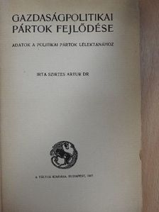 Diplomata - Gazdaságpolitikai pártok fejlődése/Közjogi politika vagy népparlament?... [antikvár]