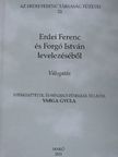 Erdei Ferenc és Forgó István levelezéséből [antikvár]
