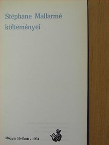 Stéphane Mallarmé - Stéphane Mallarmé költeményei [antikvár]