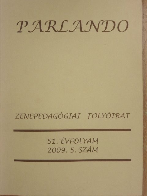 Hollós Máté - Parlando 2009/5. [antikvár]