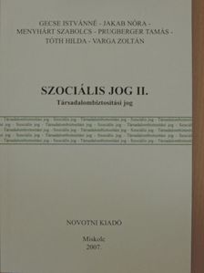 Dr. Gecse Istvánné - Szociális jog II. [antikvár]