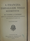 Ed. Coursier - A franczia társalgási nyelv kézikönyve [antikvár]