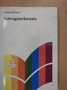 Adamcsik János - Szövegszerkesztés [antikvár]
