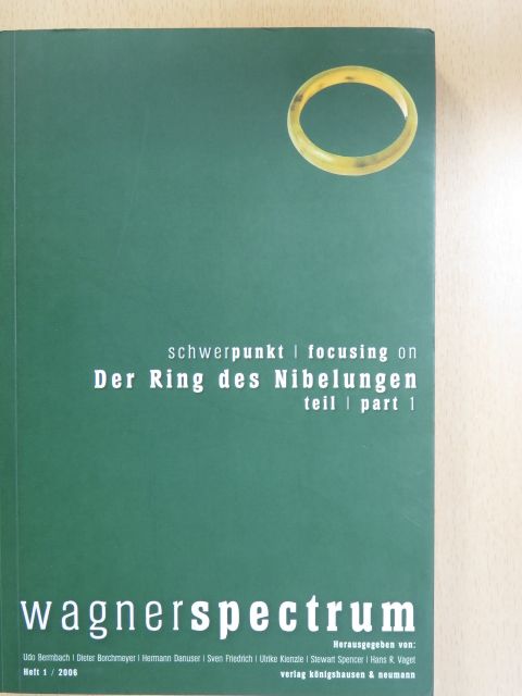 Barry Millington - Wagnerspectrum Heft 1/2006 [antikvár]