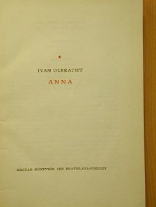 Ivan Olbracht - Anna [antikvár]