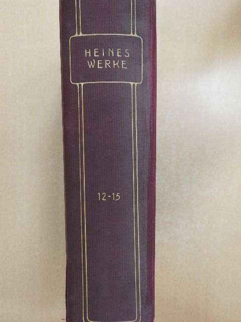 Heinrich Heine - Heines werke 12-15. (gótbetűs) [antikvár]