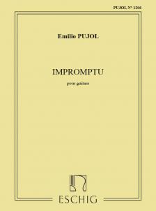 PUJOL, EMILIO - IMPROMPTU POUR GUITARE