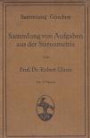 Dr. Robert Glaser - Sammlung von Aufgaben aus der Stereometrie [antikvár]
