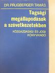 Dr. Prugberger Tamás - Tagsági megállapodások a szövetkezetekben [antikvár]