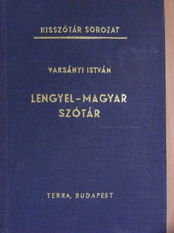 Varsányi István - Lengyel-magyar szótár [antikvár]