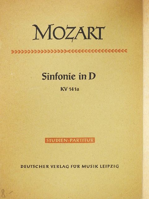 Wolfgang Amadeus Mozart - Sinfonie in D [antikvár]