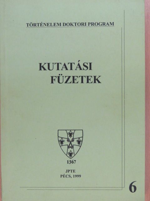 Kutatási füzetek 6. [antikvár]