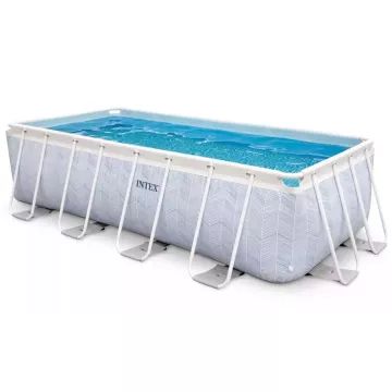 Intex: Szögletes fémvázas medence - 400 x 200 x 100 cm