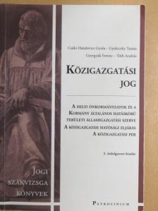 Csáki-Hatalovics Gyula - Közigazgatási jog [antikvár]