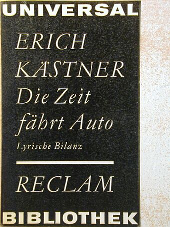 Erich Kästner - Die Zeit fährt Auto [antikvár]