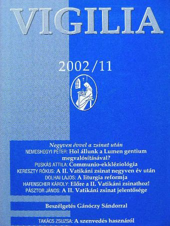 Bende József - Vigilia 2002. november [antikvár]