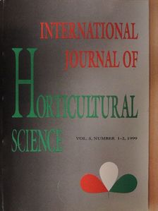 Nyéki József - International Journal of Horticultural Science 1999/1-2. [antikvár]