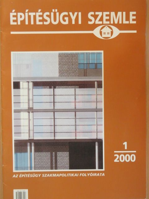 Dr. Dénes György - Építésügyi Szemle 2000/1. [antikvár]
