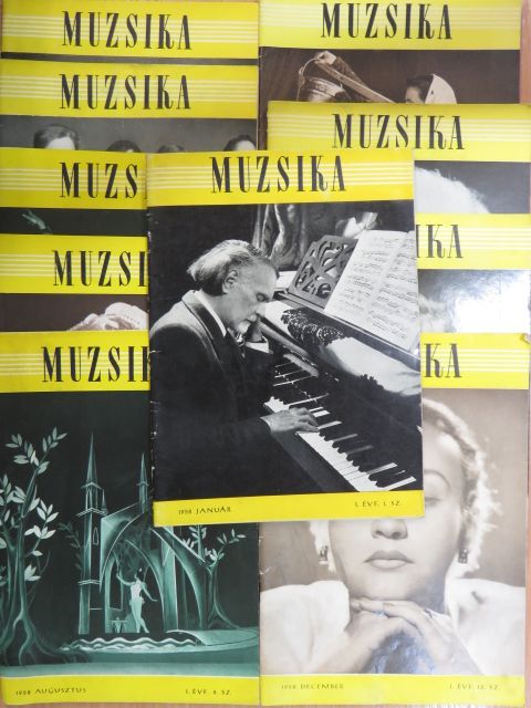Asztalos Sándor - Muzsika 1958. (nem teljes évfolyam) [antikvár]