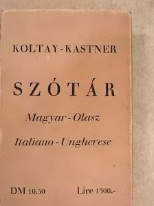 Magyar-olasz szótár/olasz-magyar szótár [antikvár]