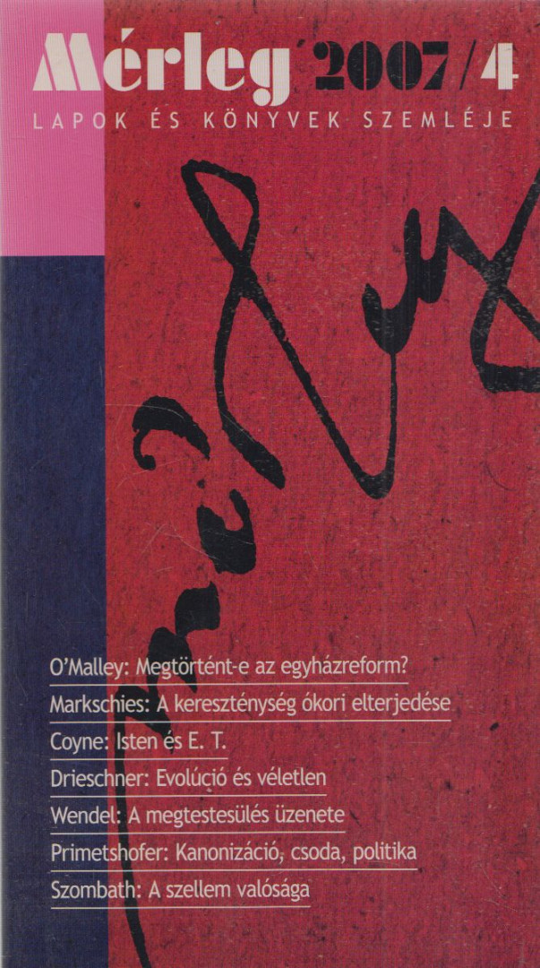 Mártonffy Marcell - Mérleg 2007/4 [antikvár]