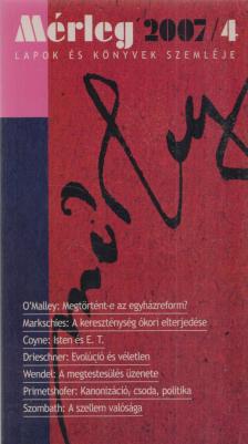 Mártonffy Marcell - Mérleg 2007/4 [antikvár]