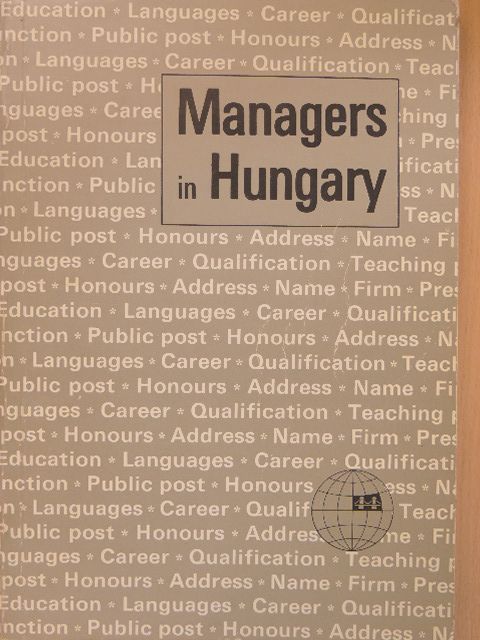 Managers in Hungary [antikvár]