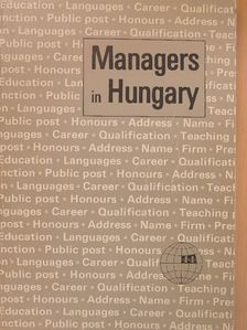 Managers in Hungary [antikvár]