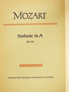Wolfgang Amadeus Mozart - Sinfonie in A [antikvár]