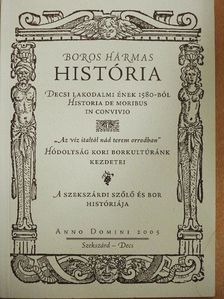 Dr. Töttős Gábor - Boros hármas história [antikvár]
