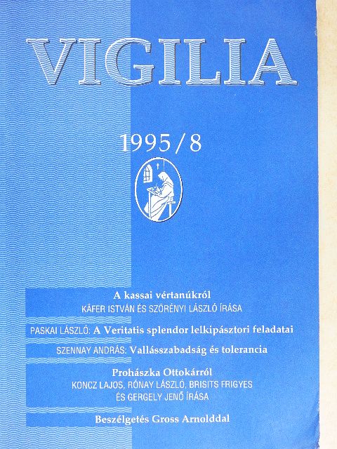 Brisits Frigyes - Vigilia 1995. augusztus [antikvár]