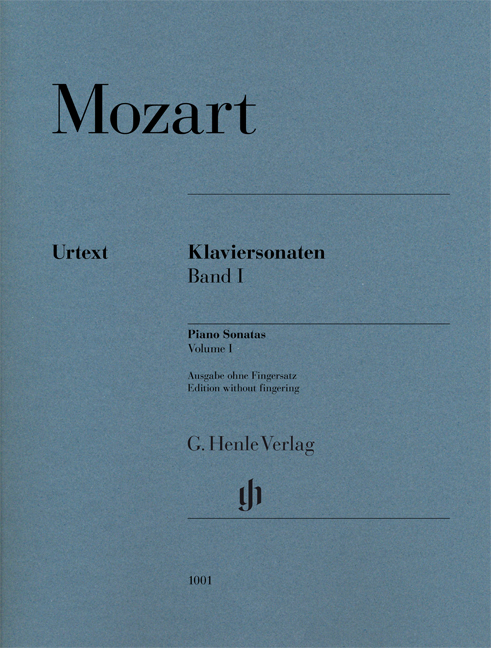 MOZART, W,A, - KLAVIERSONATEN BAND I AUSG. OHNE FINGERSATZ