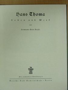 Hermann Eris Busse - Hans Thoma (gótbetűs) [antikvár]