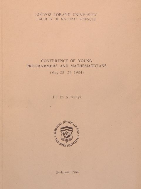 A. Iványi - Conference of Young Programmers and Mathematicians [antikvár]