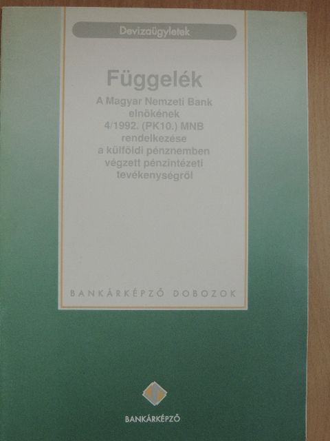 Devizaügyletek [antikvár]