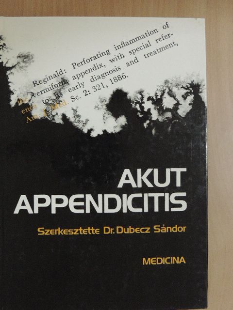 Dr. Boross Ilona - Akut appendicitis [antikvár]