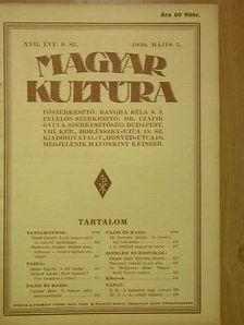 B. B. - Magyar Kultúra 1930. május 5. [antikvár]